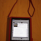 iPad　ケース　Simplism　ショルダーレザー　ディープレッド　