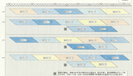 東京電力 計画停電のお知らせ   東日本大震災：需給逼迫による計画停電について