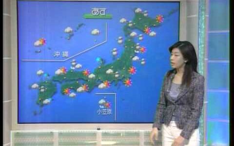 なぜ、お天気予報の人は、前かがみのアクションをするのか？半井小絵さん知性の前かがみ