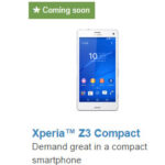 Sony Mobile、米国向けの公式サイトに「Xperia Z3」、「Xperia Z3 Compact」、「Xperia Z3 Compact Tablet」の製品ページ