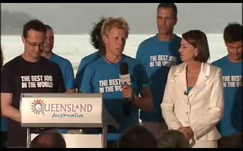 ハミルトン島　管理人募集PR効果　経費1億7,000万円で約100億円分！