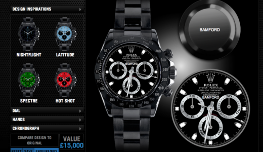 オールブラックのロレックス・デイトナを自由にカスタマイズ！