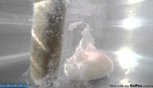 GoPro　ポーチドエッグができ上がるまで ポーチドエッグのセルフィー動画（笑）