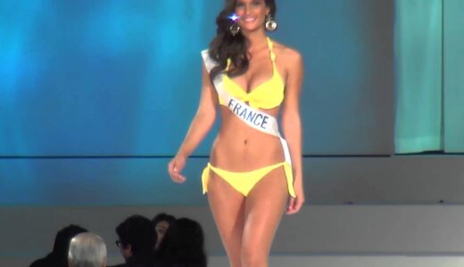 2014ミス・インターナショナル世界大会 パーフェクトボディ賞フランス代表オーリアンヌ・シナコラ（20）