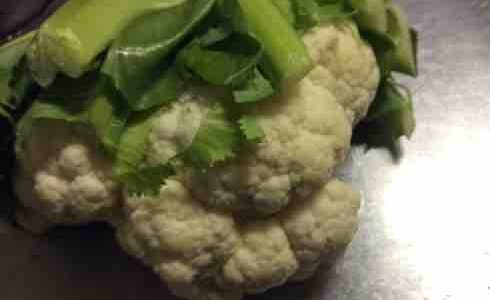 【料理】生カリフラワーに塩オリーブオイルいける！