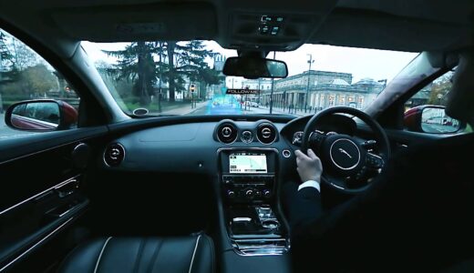 ギャラクシーエッジのようなクルマ！運転席からのピラーの死角にプロジェクションマッピング！