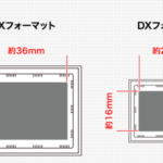 キヤノンとニコン APS-Cサイズ[DXフォーマット]　フルサイズ[FXフォーマット]の違い