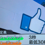 最低3秒と30秒の動画視聴の定義 facebook VS YouTube 米国動画広告市場 2015年 78億ドル（7,800億円）前年比130%