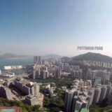 チョコバーを配送する香港のドローン