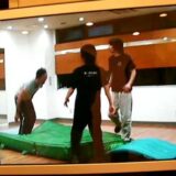 バク転教室にチャレンジ！バク転スクール