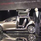 テスラモデルＸ発表時のイーロン・マスクのプレゼンテーション