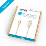 やはりiPhoneには、Anker ライトニングUSBケーブル！ゴールド！今ならたったの1,199円！