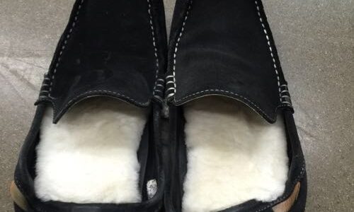 裸足にムートン中敷きが心地良い❤️