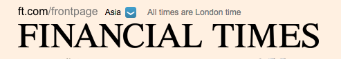 日経新聞、英フィナンシャルタイムズ誌ft.comを1600億円で買収　読者一人あたり22万円！電子版の有料読者数(合計93万人)は米ニューヨーク・タイムズ(NYT、91万)を抜いて世界トップ