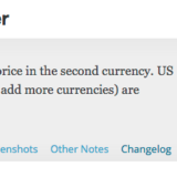 [wp]Auto Currency Converter ドル表記すれば（日本円表示）