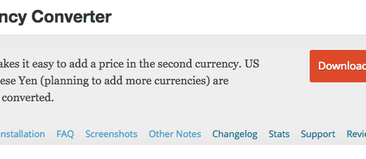 [wp]Auto Currency Converter ドル表記すれば（日本円表示）