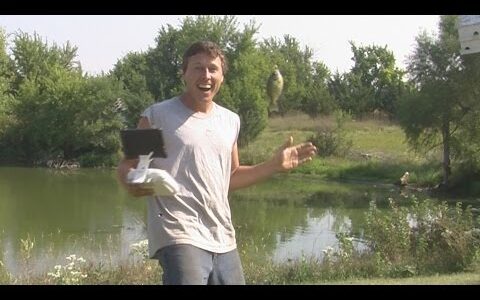 これは画期的な！ドローンフィッシング 魚もドローンに釣られるとは！