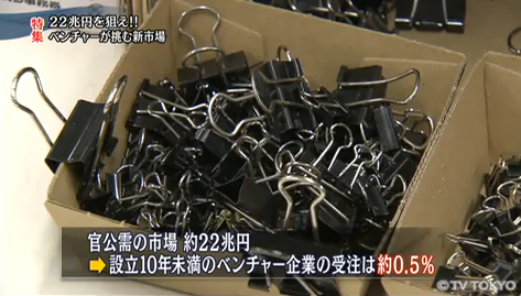 22兆円市場「官公需法」改正閣議決定！中小企業庁取引課のベンチャー支援