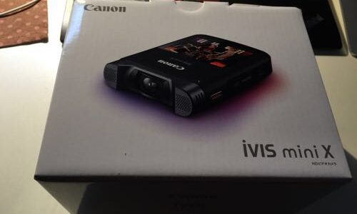 キヤノンiVis mini X 到着！初使用レポート