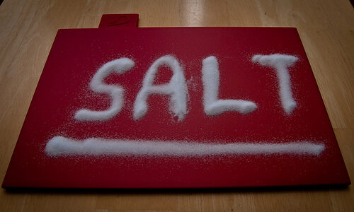 アトピータイプの肌に、お風呂の後の塩パック　塩化粧水