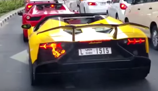 炎上したり、爆音だったりの ランボルギーニ・アヴェンタドール