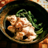 【料理】オトコの常夜鍋 酒100％水一切いれず！豚肉とほうれん草