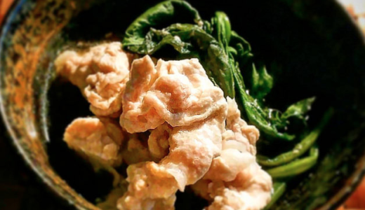 【料理】オトコの常夜鍋 酒100％水一切いれず！豚肉とほうれん草