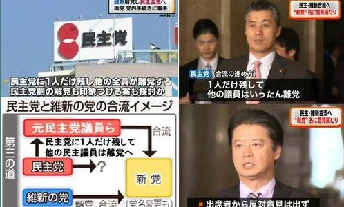 民主党が名前を変えても解党しない100億円の政党交付金の理由
