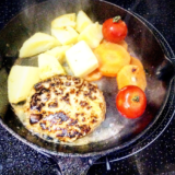 ニトリで買ったスキレット　ニトスキ　あったかで美味しくて洗い物が激減！