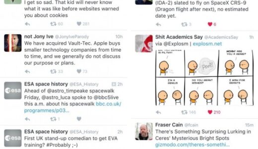 Twitterの新たなタイムラインは、時間どおりのタイムラインにならないのかも？