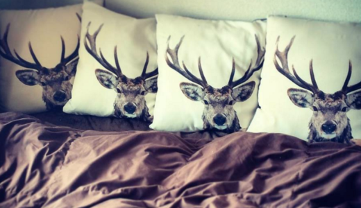 ニトリの品薄の『鹿』のクッションカバー入荷！