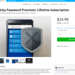 sticky password 永久利用で24.99ドル日本円で2,954円だった！