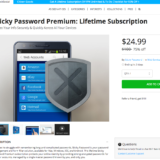 sticky password 永久利用で24.99ドル日本円で2,954円だった！