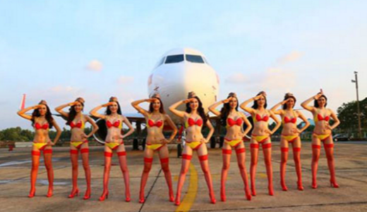 ビキニのCAのいるベトジェットエアー vietjet-air bikini