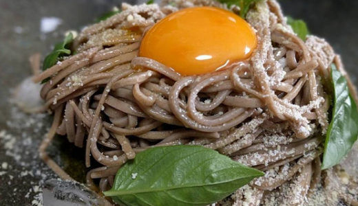 [cook] 超簡単！冷やしざるそばパルミジャーノ 　