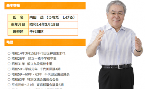  元都知事、猪瀬直樹が語る自民党東京都連幹事長内田茂の権力地図