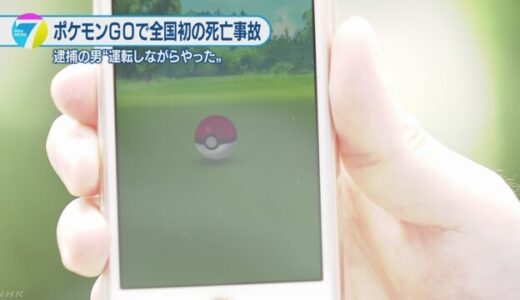 ポケモンGOの死亡事故、徳島県徳島市　愛知県春日井市