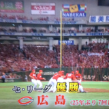 25年ぶりの広島優勝　2016年9月10日土曜日　地元の経済効果は331億円