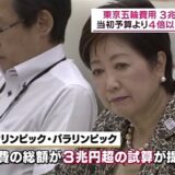東京五輪 開催費総額3兆円超、当初の４倍になるのが普通の感覚の総額別管理