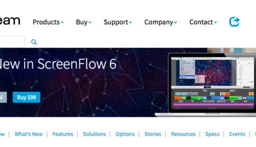 MacOS Sierra対応のScreenflow 6.0