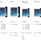 iPad mini retina 　2013年11月12日、本日発売！