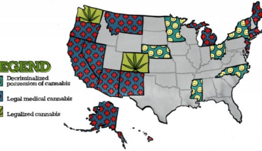 米国合法大麻市場72億ドル8208億円  25万人の雇用2020年 2025年には240億ドル2.7兆円30万人雇用