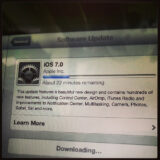 iOS7をインストール中！