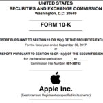 米Apple 10K 2017 連結SEC決算報告  売上 2292億ドル 粗利483億ドル