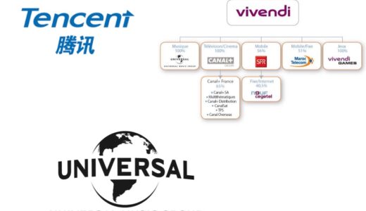 中国テンセント、ユニバーサルの株式10％を3500億円で買収計画