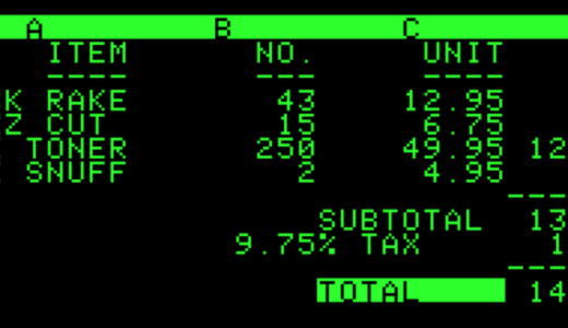Excelに『ゼロ』の概念があったならば…ビジカルク表計算メタファーをくつがえしてほしい。