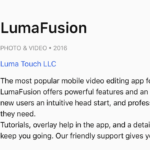 iPhoneだけで４K動画編集が可能な神アプリ『LumaFusion』