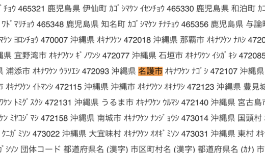 ワクチン接種の自治体番号6ケタはなぜPDFなのか？