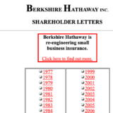 オマハの賢人 ウォーレン・バフェットレターの10K