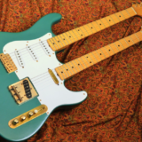 ダブルネックギターDTM用を物色中…JIMMY WALLACE　ストラトキャスターとテレキャスターのダブルヘッド